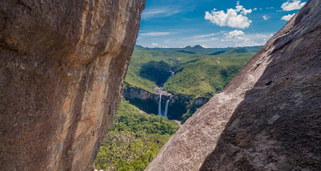 Mirante da janela na Chapada dos Veadeiros