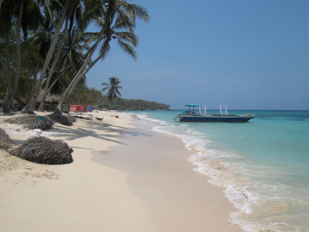 Playa Blanca em Cartagena