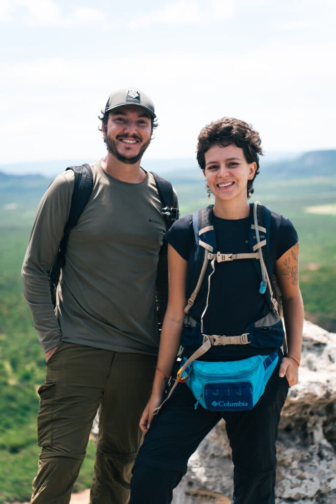 Casal responsável pelo perfil Sobre Rotas