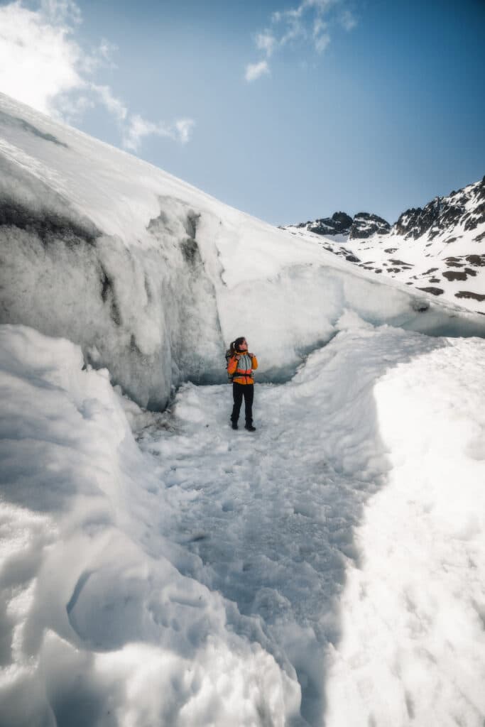 trilha ao glaciar vinciguerra em Ushuaia