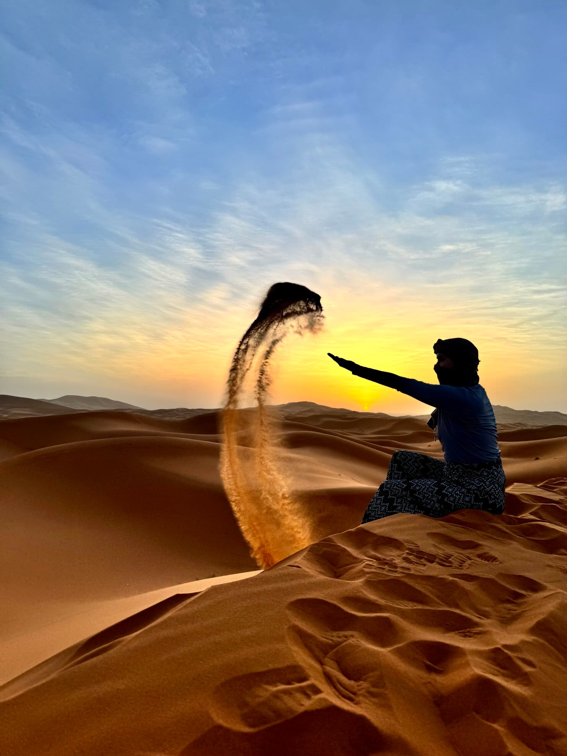 Morgan in Morocco Desert Sahara Adventure
