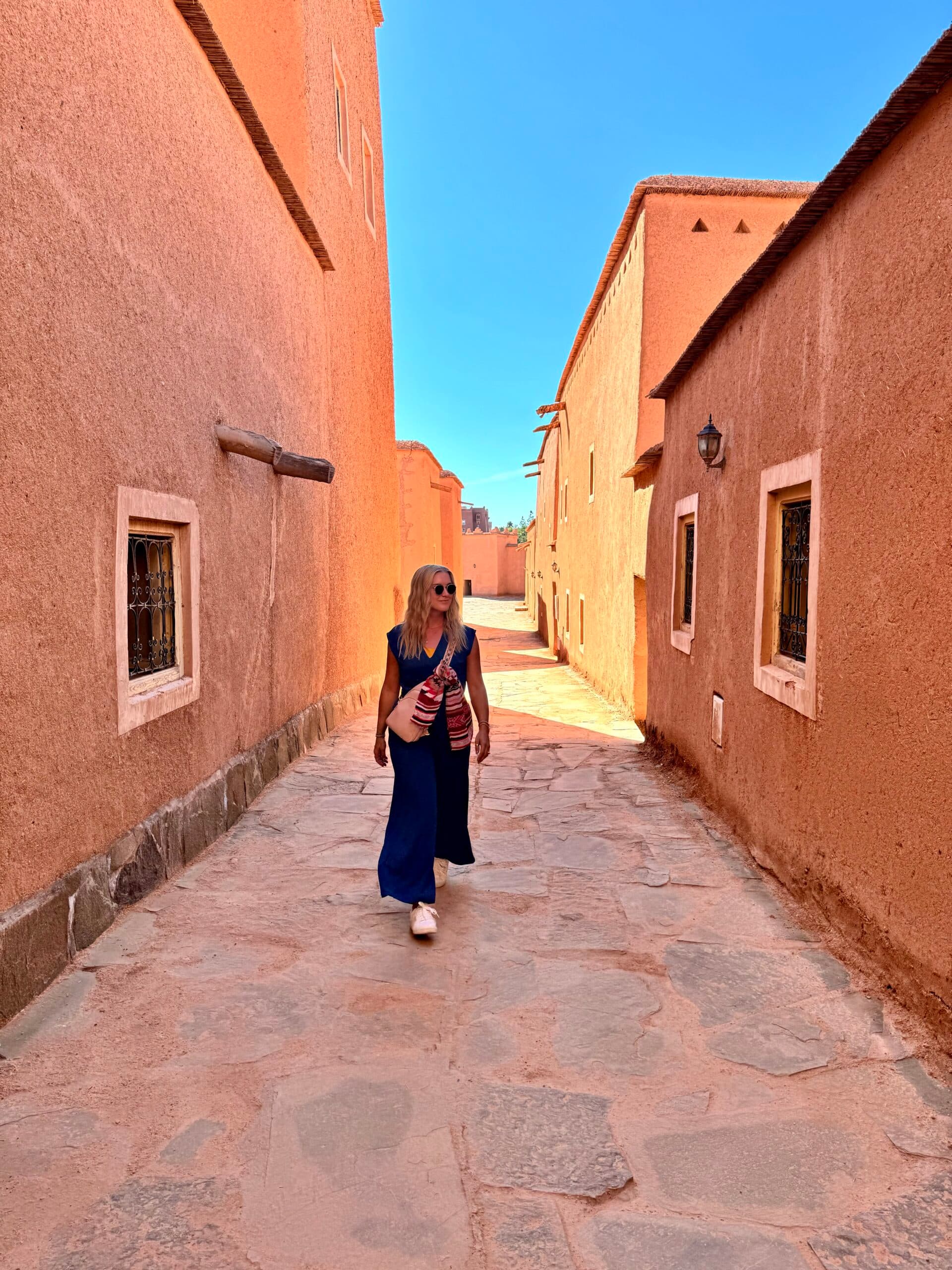Morgan in Morocco City Streets